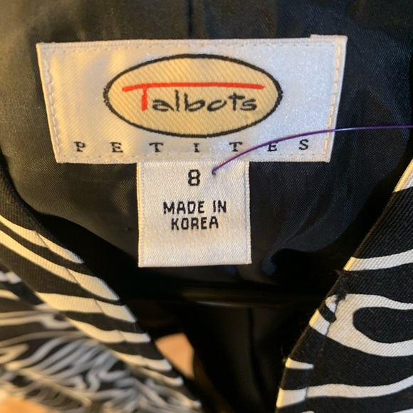 Talbots zebra jacket - Picture 5 of 5